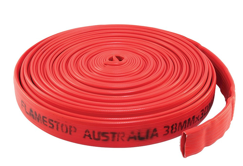 thumbnail image 2 of LONGXI HOSE Forestry Grade Lay Flat Fire Hose - 3/4" X 50 Ft, Yellow, 250 PSI 2 of 3